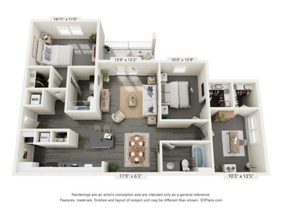 Floor Plan  3 bedroom floor plan layout
