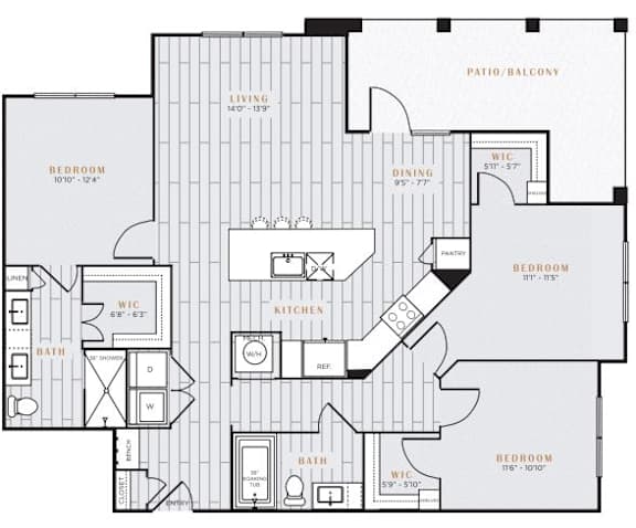 Floor Plan  blueprint of 4 bedroom floor plan of a 2115 sq ft house
