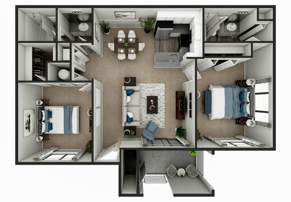 Floor Plan  a floor plan of the acadia