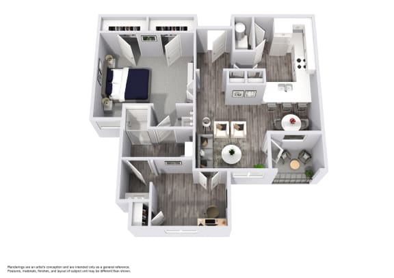 Floor Plan  A2 With Study