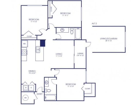 Floor Plan  EGRET RENOVATED