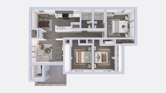 Floor Plan  a floor plan of a house with a bedroom and a living room
