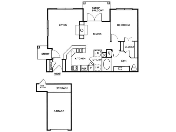 Floor Plan  a floor plan of a house with two floors and a staircase