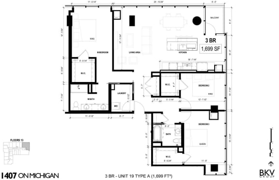 Floor Plan  floor plan of the first level of the house