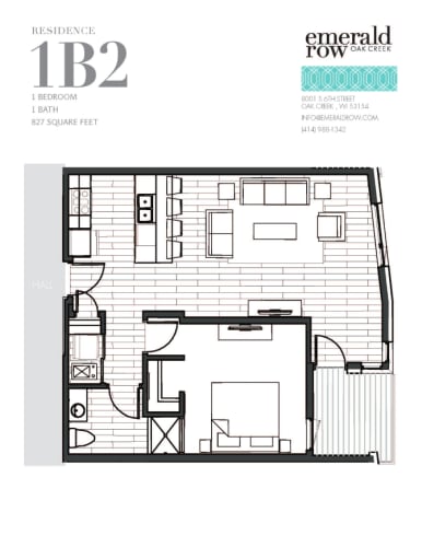 Floor Plan  a floor plan of a bedroom apartment