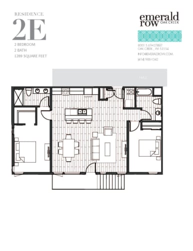 Floor Plan  the floor plan of the condo