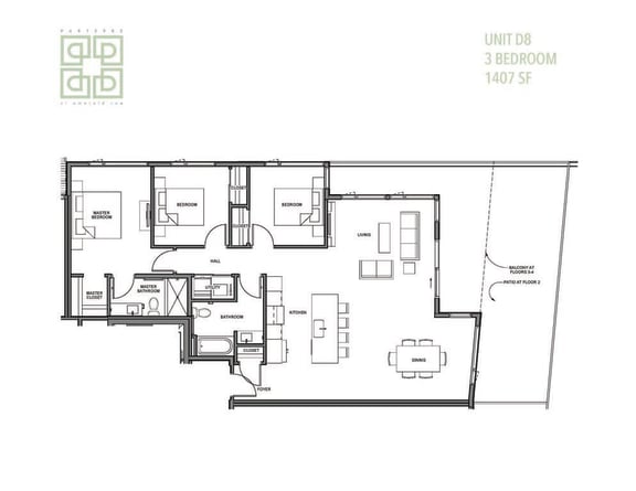 Floor Plan  a rendering of a floor plan of a building