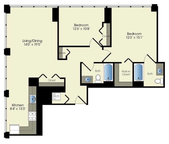 Floor Plan  the blueprint of a floor plan of a house