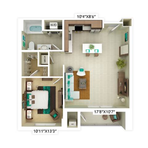 Floor Plan  an image of a floor plan of a house