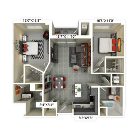Floor Plan  a view of the floor of a building with a lot of windows