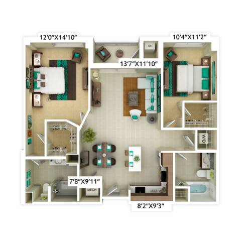 Floor Plan  a floor plan with a bathroom and a bedroom