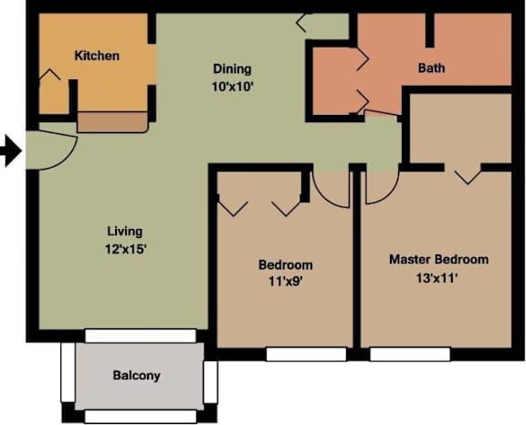 Floor Plan  a diagram of a floor plan of a house