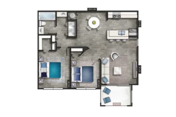 Floor Plan  a floor plan of a house with a bedroom and a living room