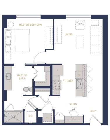Floor Plan  The Jefferson A