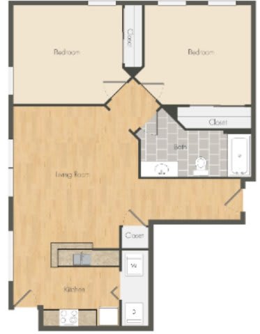 Floor Plan  an illustration of a 2103 sq ft floor plan