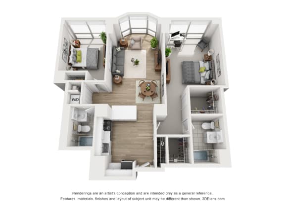 Floor Plan  bedroom floor plan  the residences at