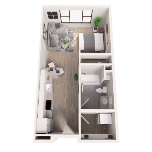 Floor Plan  A2-2 Studio