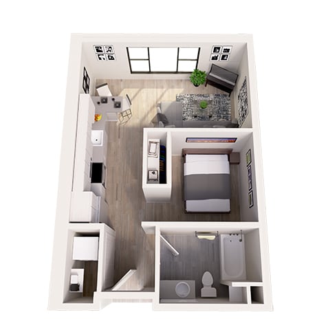 Floor Plan  A1-2 Studio