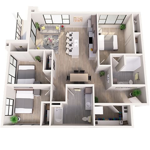 Floor Plan  F1-2 3X2