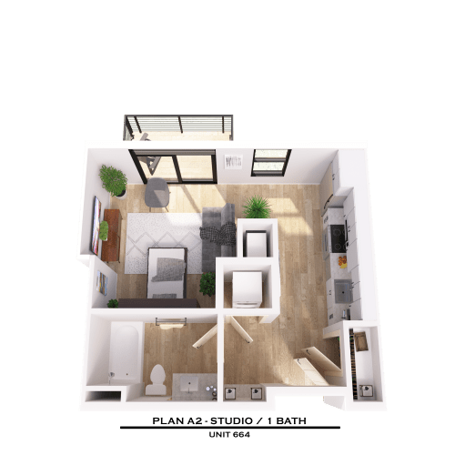 Floor Plan  A2 Studio