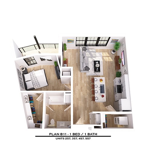 Floor Plan  B11 1X1