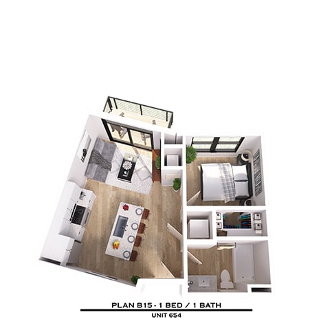 Floor Plan  B15 1X1