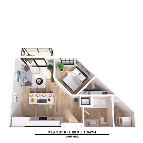 Floor Plan  B19 1X1