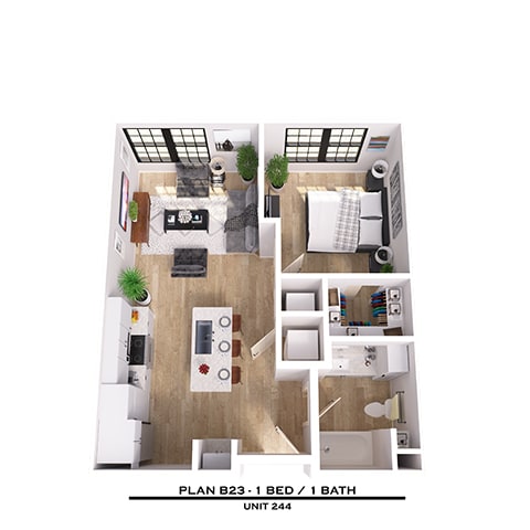 Floor Plan  B23 1X1