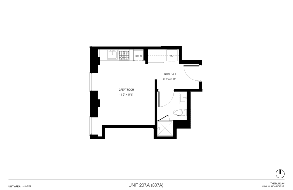 Floor Plan  A-A3 STUDIO