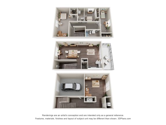 Floor Plan  3 bedroom 2 bath D at Pleasant View Estates, Griswold, Connecticut