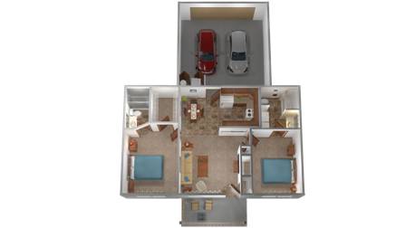 Floor Plan  Spring Meadow Apartments Crestwood Floor Plan
