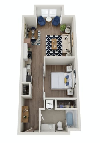 Floor Plan  The Morgan | PDX B