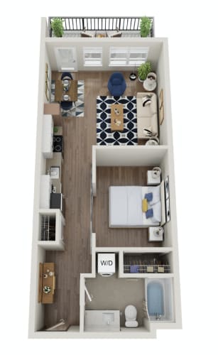 Floor Plan  The Morgan PDX A