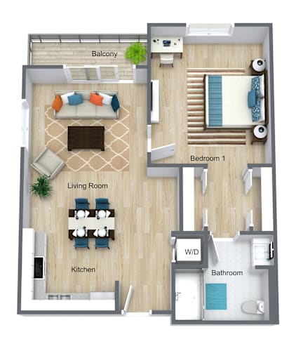 Floor Plan  The Cove Floor Plan at Coastal Senior Residences at The Park Lane, California