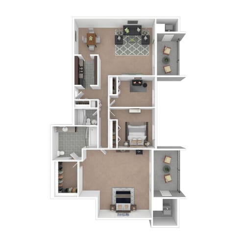 Floor Plan  a floor plan of a 2100 sq ft apartment
