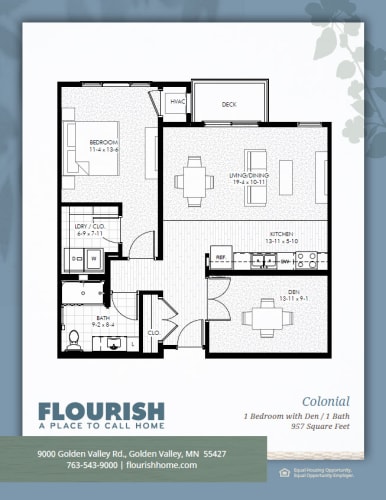 Floor Plan  Flourish Colonial Floor Plan