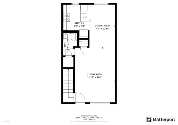Floor Plan  a floor plan of a bedroom apartment