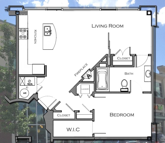 Floor Plan  boulevard_loft_floorplan