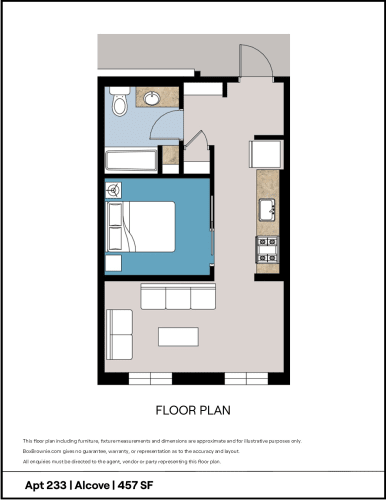 Floor Plan  Studio Alcove