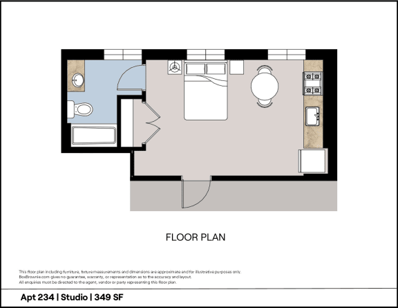 Floor Plan  Studio Calvary