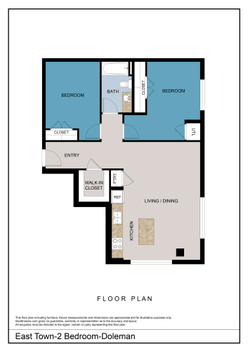 Floor Plan  Doleman - 2 Bedroom