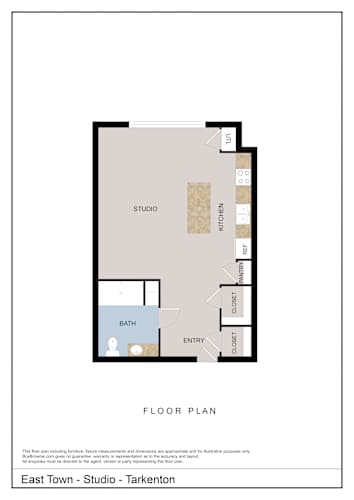 Floor Plan  Tarkenton - Studio