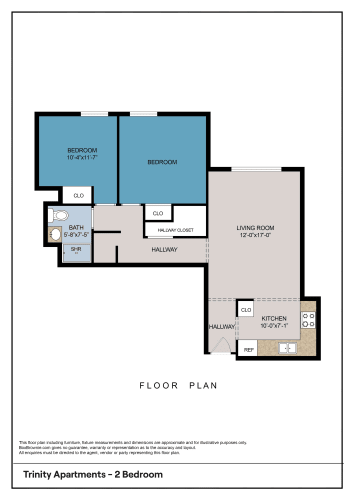 Floor Plan  2 Bedroom