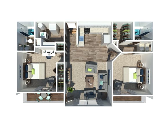 Floor Plan  2 bedroom