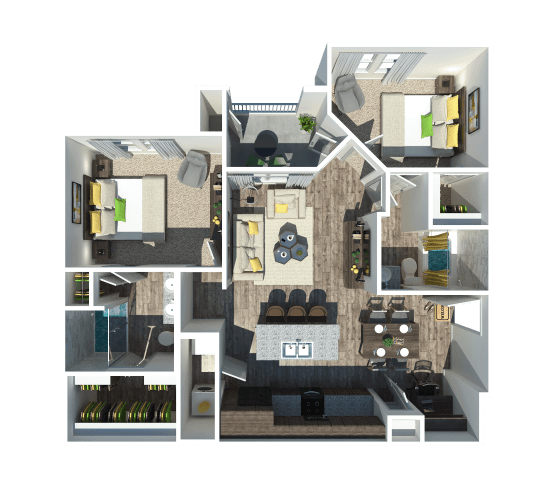 Floor Plan  2B2BA