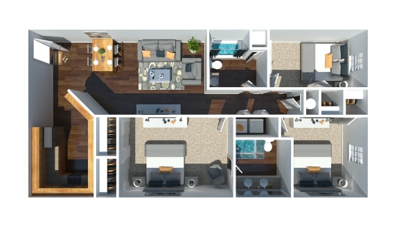 Floor Plan  Harmony Apartments at Columbus