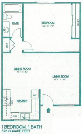 Floor Plan  a blueprint of a floor plan of a house