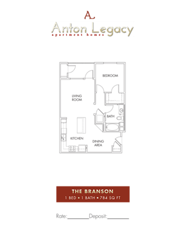 Floor Plan  the plan of the room