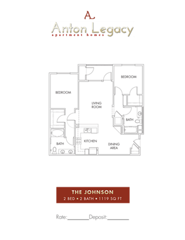 Floor Plan  the floor plan of the johnson