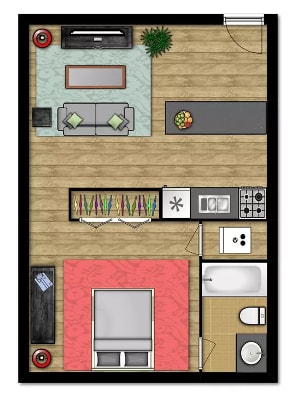 Floor Plan  floor plan photo of the marque in gainesville, va